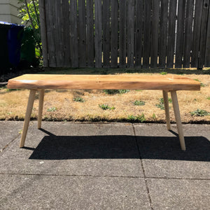 Live Edge Cherry Bench or Coffee Table