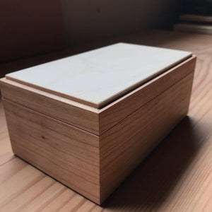 Cherry and Maple Wooden Box